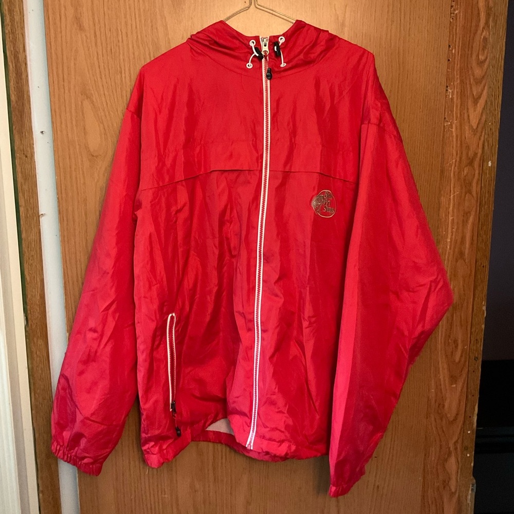 Bass Pro Shop Men’s Jacket Res Wind BreakerHooded Zipped Long Sleeve Size L